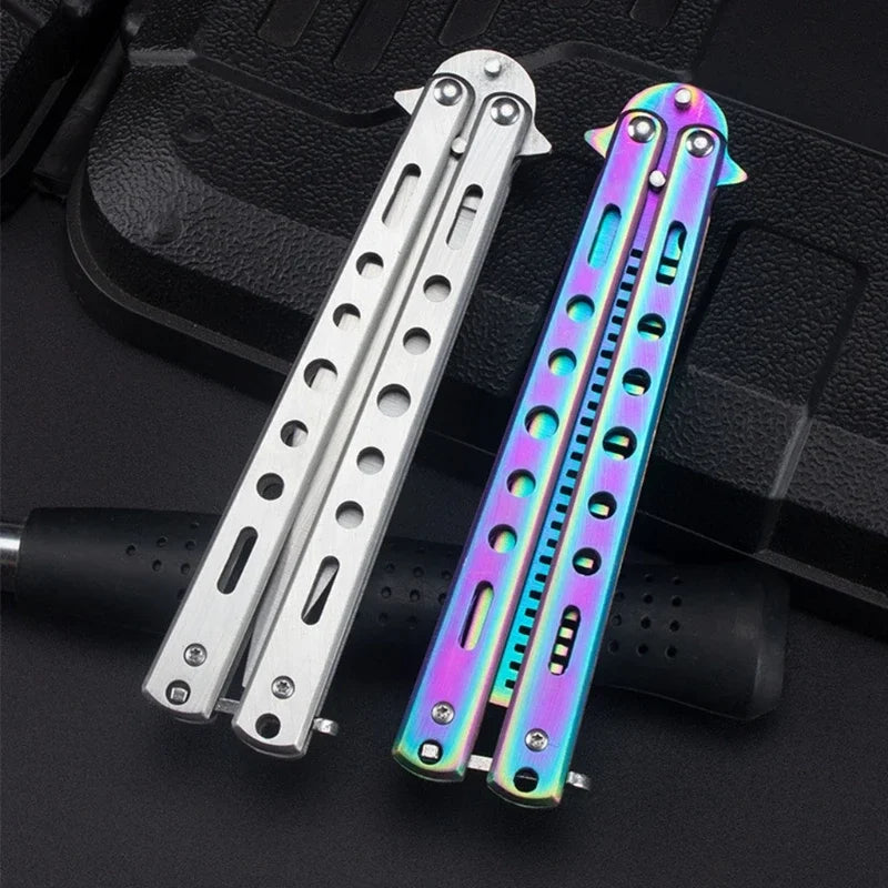 Peigne pliable en acier inoxydable
